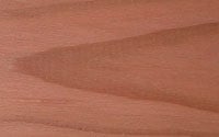 close-up view of reddish brown wood