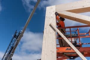 Encapsulated mass timber construction