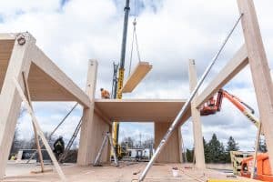 Wood in non-combustible buildings