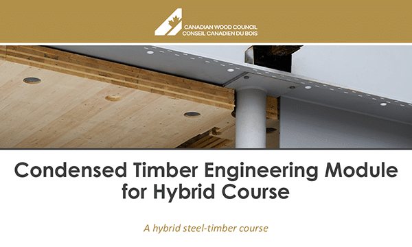 Ingénierie du bois condensée
