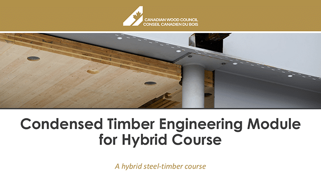 Condensed Timber Engineering