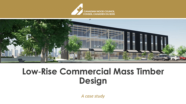 Low‐Rise Commercial Mass Timber Design