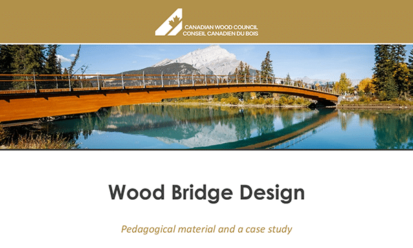 Conception d'un pont en bois