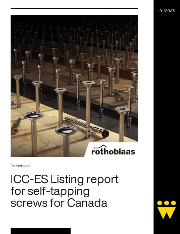 ICC-ES Rapport de listage des vis autotaraudeuses pour le Canada