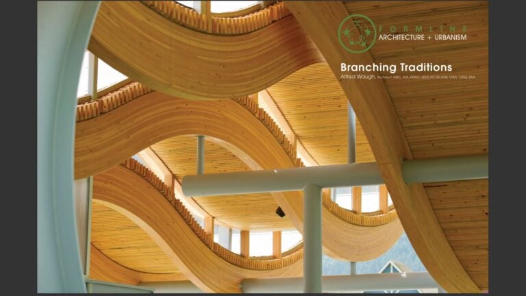 Branching Traditions Innovative Mass Timber in Indigenous Inspired Architecture