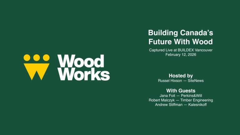 Building Canadas Future With Wood