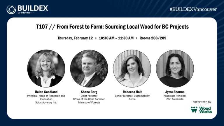 From Forest to Form Sourcing Local Wood for BC Projects