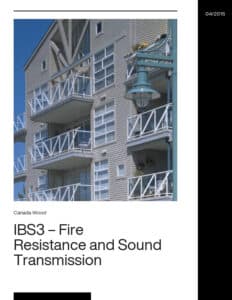 IBS3 – Fire Resistance and Sound Transmission