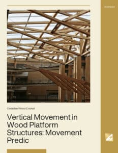 Vertical Movement in Wood Platform Structures: Movement Prediction