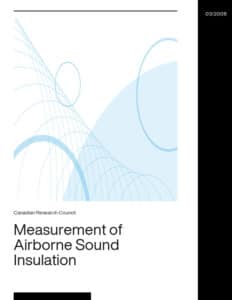 Measurement of Airborne Sound Insulation of Wall & Floor Assemblies