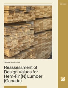 Reassessment of Design Values for Hem-Fir (N) Dimension Lumber (Canadian Market)