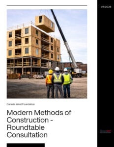 From Forests to Housing: Modern Methods of Construction - Roundtable Consultation